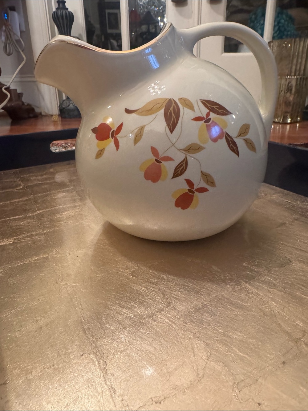 Hall China | Autumn Leaf Hall Mary Dunbar Jewel Tea | MCM 40’s-50’s